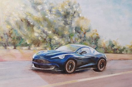 H&eacute;l&egrave;ne 2017 acrylique